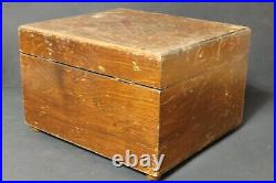 Old Cylinder Music Box Kalliope 6 Metal Discs Cylinder Music Box Music Chest