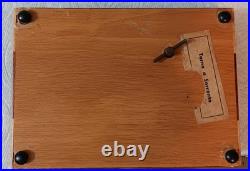 Old Italian Marquetry Torna a Sorrento Music Box with quilted liner