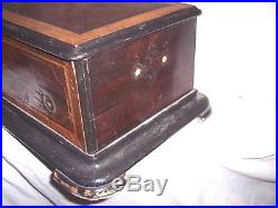 Old Large Size Music Cylinder Music Box, Box Only No Mechanism