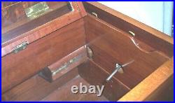 Old Music Antique Music Box Case Only, Beautiful Restored Case