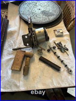 Olympia 102 1890's Music Box With 18 Disks Not Working Olympia 102 1890's Music Box With 18 Disks Not Working