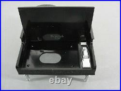 Oriental 11121 Black Asian Bakelite Smoking Set Cigarette Case Lighter Music Box