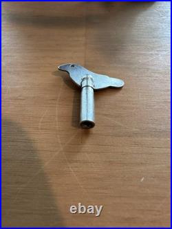 Original Karl Griesbaum German Singing Bird Mechanical Music Box Winder Key Rare