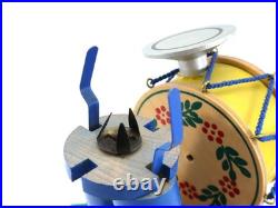 Original Steinbach Volkskunst Clown Incense Burner Smoker Musical W Germany Vtg