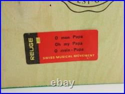 Original Steinbach Volkskunst Clown Incense Burner Smoker Musical W Germany Vtg