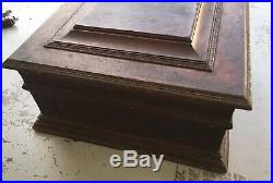 Ornate Olympia Music Box Oak Case Large For Parts