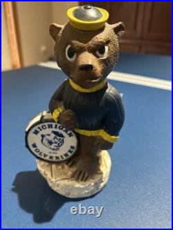 P&K Products Michigan Wolverines Music Box Figurine Made in USA