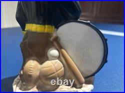 P&K Products Michigan Wolverines Music Box Figurine Made in USA
