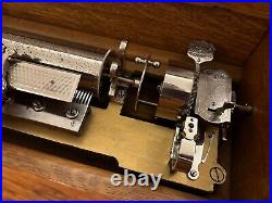 PEERLESS FORTE-PICCOLO JACOT'S CYLINDER MUSIC BOX 2 Cylinders 12 songs