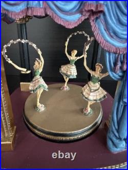 PHANTOM OF THE OPERA Dance of The Country Nymphs SF Snow Globe & Music Box 1986