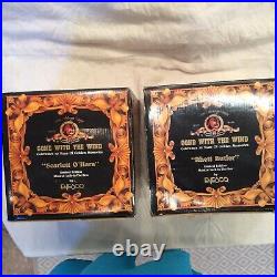 PRISTINE Limited Edition Gone with the Wind Music Box. Marched Set Of Two