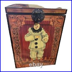 Pagliacci Musical Clown Jack-In-The-Box Faith Wick COA 1988 Enesco Vintage LNIB