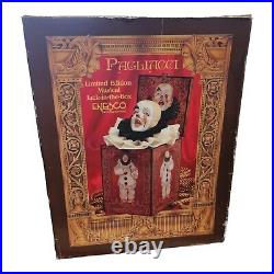 Pagliacci Musical Clown Jack-In-The-Box Faith Wick COA 1988 Enesco Vintage LNIB