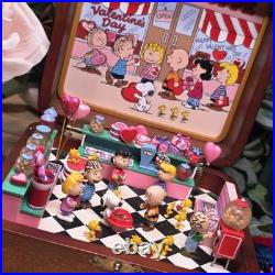 Peants And Gang Danbury Valentines Music Box Vintage Collectors Snoopy Music Box