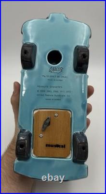 Peanuts Willitts Music Box Snoopy Joe Cool Blue Thunderbird WithWindshield Works