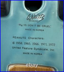 Peanuts Willitts Music Box Snoopy Joe Cool Blue Thunderbird WithWindshield Works