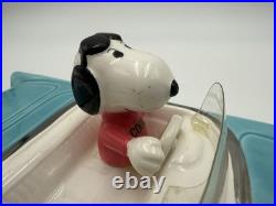 Peanuts Willitts Music Box Snoopy Joe Cool Blue Thunderbird WithWindshield Works