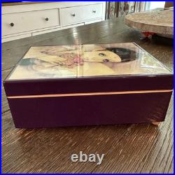 Pierrot Love Mira Fujita Schmid 1981 Vintage lacquer musical jewelry box