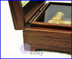 Play Canon in D Major 30 Note Wooden Music Box With Sankyo Musical Movement