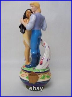 Pocahontas John Smith Disney Enesco VTG Music Box Color of the Wind Very Rare