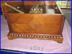 Polyphon Music Box With 18 Discs Nice Antique
