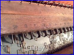 Pre-1900 Antique R. Snell London Barrel Piano Roller Organ Large 8-Tune Music Box