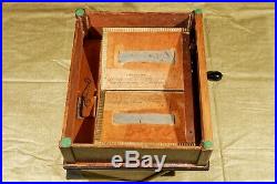 Pre-1900 roller organ music box works and sounds great includes 9 rollers