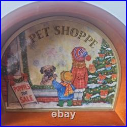 Pre-Owned/VintageThe Danbury Mint Pug in the Window Music BoxTested/Working