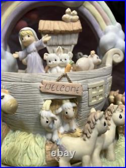 Precious Moments Noah's Ark Music Player Talk To The Animals Baby Nursery