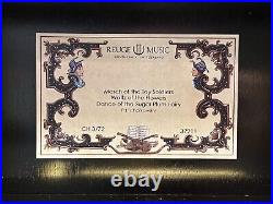 Prized Collectible REUGE 3/72 MUSIC BOX Olde Railway Station Tchaikovsky VID