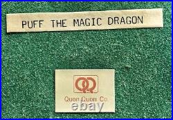 Quon- Quon Japan Puff the Magic Dragon Spinning Music Box Vintage RARE