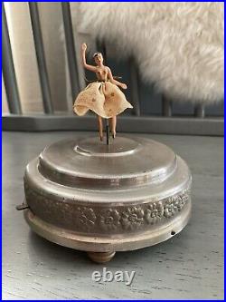 RARE 1950s Cody Musical Inc. Dancing Ballerina Music Box Automation Working