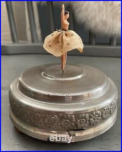 RARE 1950s Cody Musical Inc. Dancing Ballerina Music Box Automation Working