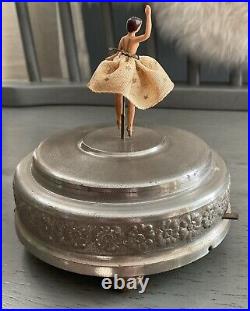 RARE 1950s Cody Musical Inc. Dancing Ballerina Music Box Automation Working