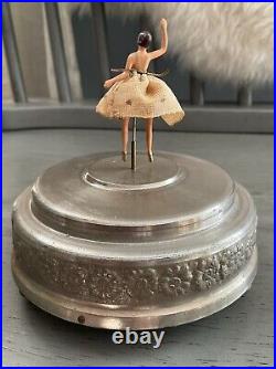 RARE 1950s Cody Musical Inc. Dancing Ballerina Music Box Automation Working