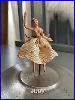 RARE 1950s Cody Musical Inc. Dancing Ballerina Music Box Automation Working