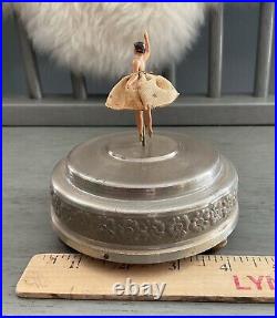 RARE 1950s Cody Musical Inc. Dancing Ballerina Music Box Automation Working