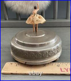 RARE 1950s Cody Musical Inc. Dancing Ballerina Music Box Automation Working