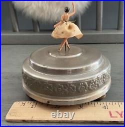 RARE 1950s Cody Musical Inc. Dancing Ballerina Music Box Automation Working