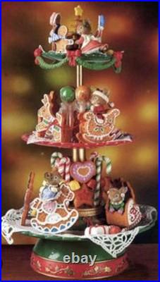 RARE! 1994 Enesco Sugar'N' Spice CAPADES ORIGINAL BOX. MUSIC BOX CHRISTMAS