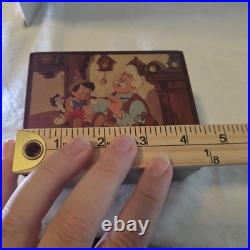 RARE American Music Box Disney Disneyland Pinocchio Souvenir Wooden Music Box