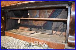 RARE Antique BARREL ROLLER Organ Music Box FLOOR MODEL 14 Diam COB Crank