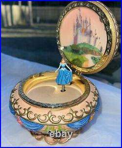 RARE Disney Sleeping Beauty Music Box Once Upon A Dream Aurora Blue Dress