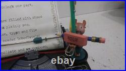 RARE Enesco Mice Typewriter Multi-Action Whistle While Work Music Box VIDEO