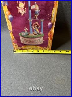 RARE Enesco Precious Moments SAMMY'S CIRCUS Multi-Action Music Box, NEW
