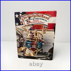 RARE Enesco Strike Up The Band Mice Trumpet Multi-Action Music Box In Box RARE Enesco Strike Up The Band Mice Trumpet Multi-Action Music Box In Box