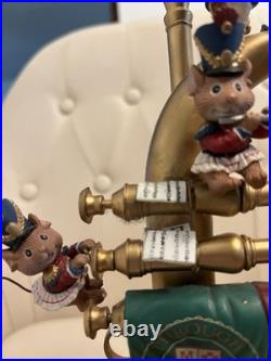 RARE Enesco Strike Up The Band Mice Trumpet Multi-Action Music Box In Box RARE Enesco Strike Up The Band Mice Trumpet Multi-Action Music Box In Box