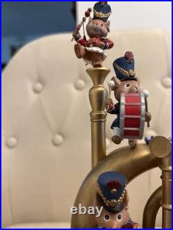 RARE Enesco Strike Up The Band Mice Trumpet Multi-Action Music Box In Box RARE Enesco Strike Up The Band Mice Trumpet Multi-Action Music Box In Box