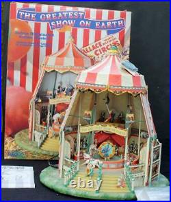 RARE Enesco THE GREATEST SHOW ON EARTH Circus Lighted Action Musical MINT VIDEO