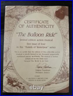 RARE FINDEnesco 1986 CollectableAction MusicalThe Balloon Ride Seres #2098/10K